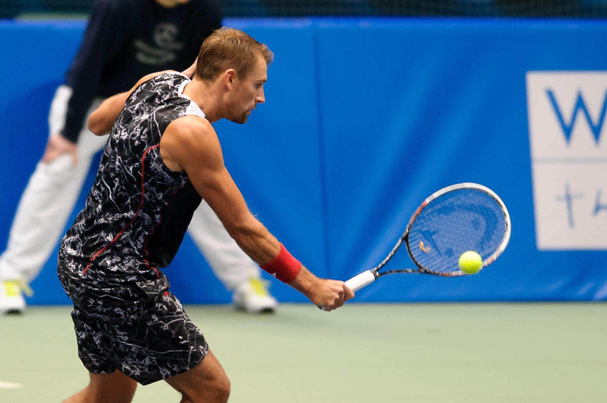 LUBIN. Kubot odpadł z Gulbisem