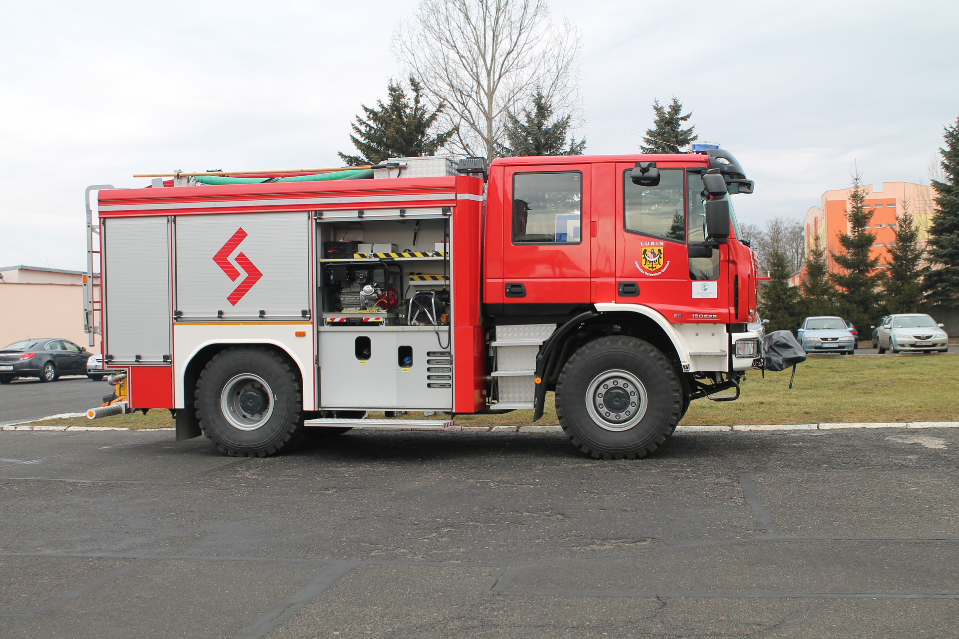 DOLNY ŚLĄSK/LUBIN. Zagrożenie powodziowe. Strażacy w pełnej gotowości bojowej