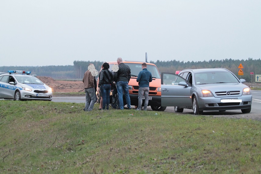 JAWOR. Felerna kolizja na autostradzie A4