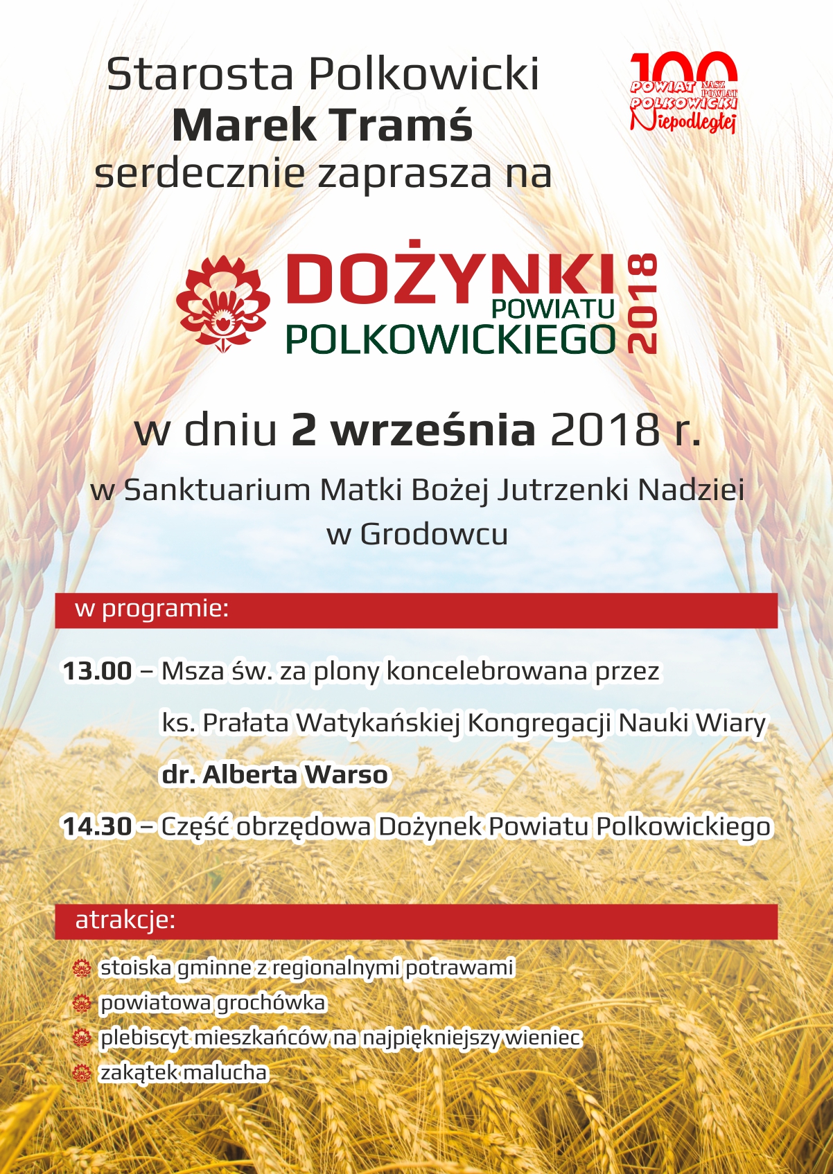 GŁOGÓW. Dożynki powiatowo-gminne w Ruszowicach