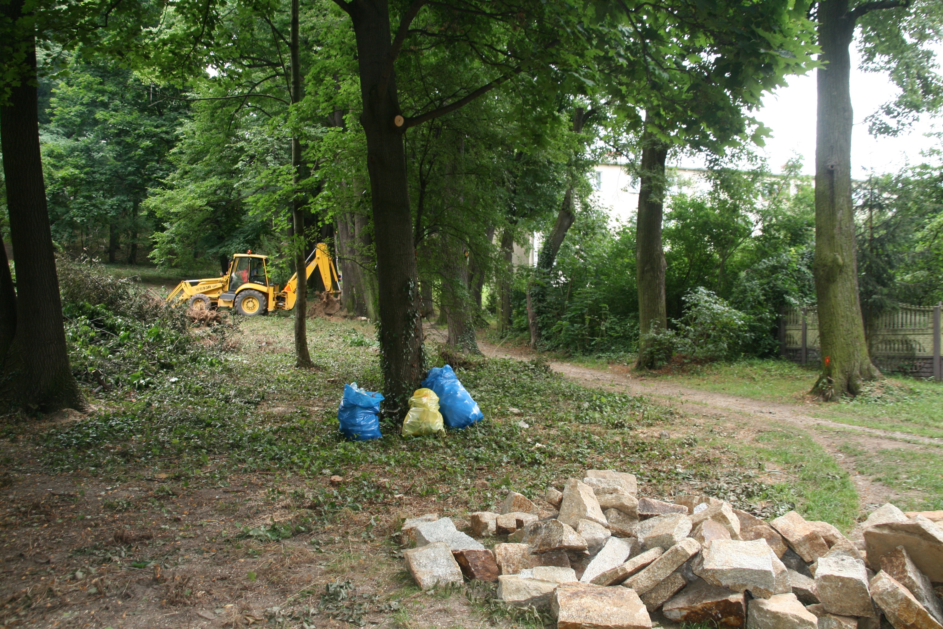BOLKÓW. Trwa przebudowa parku miejskiego