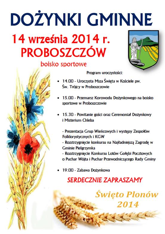 PIELGRZYMKA. Święto plonów w Proboszczowie