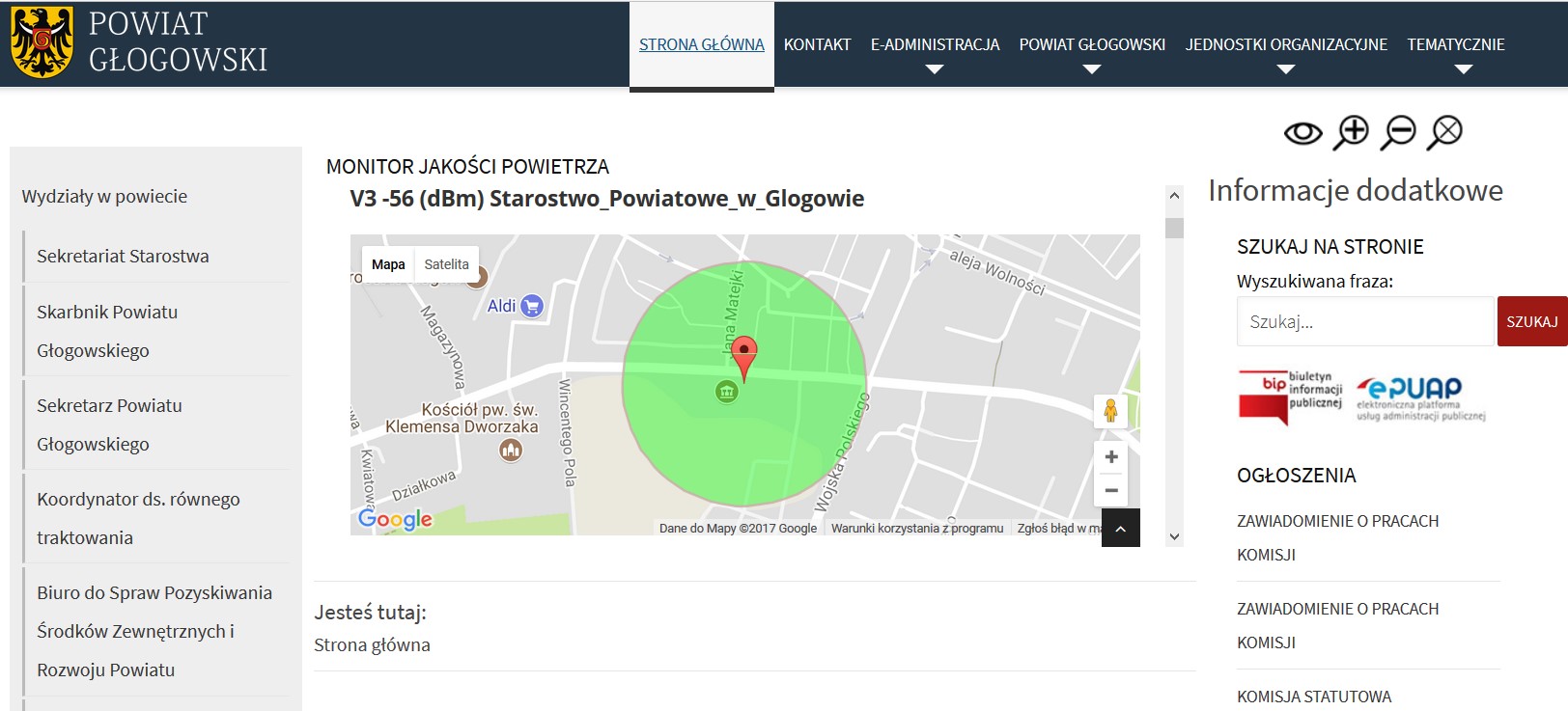 GŁOGÓW. W starostwie można płacić kartą