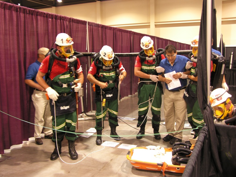 LUBIN/KGHM. Ratownicy z KGHM na zawodach