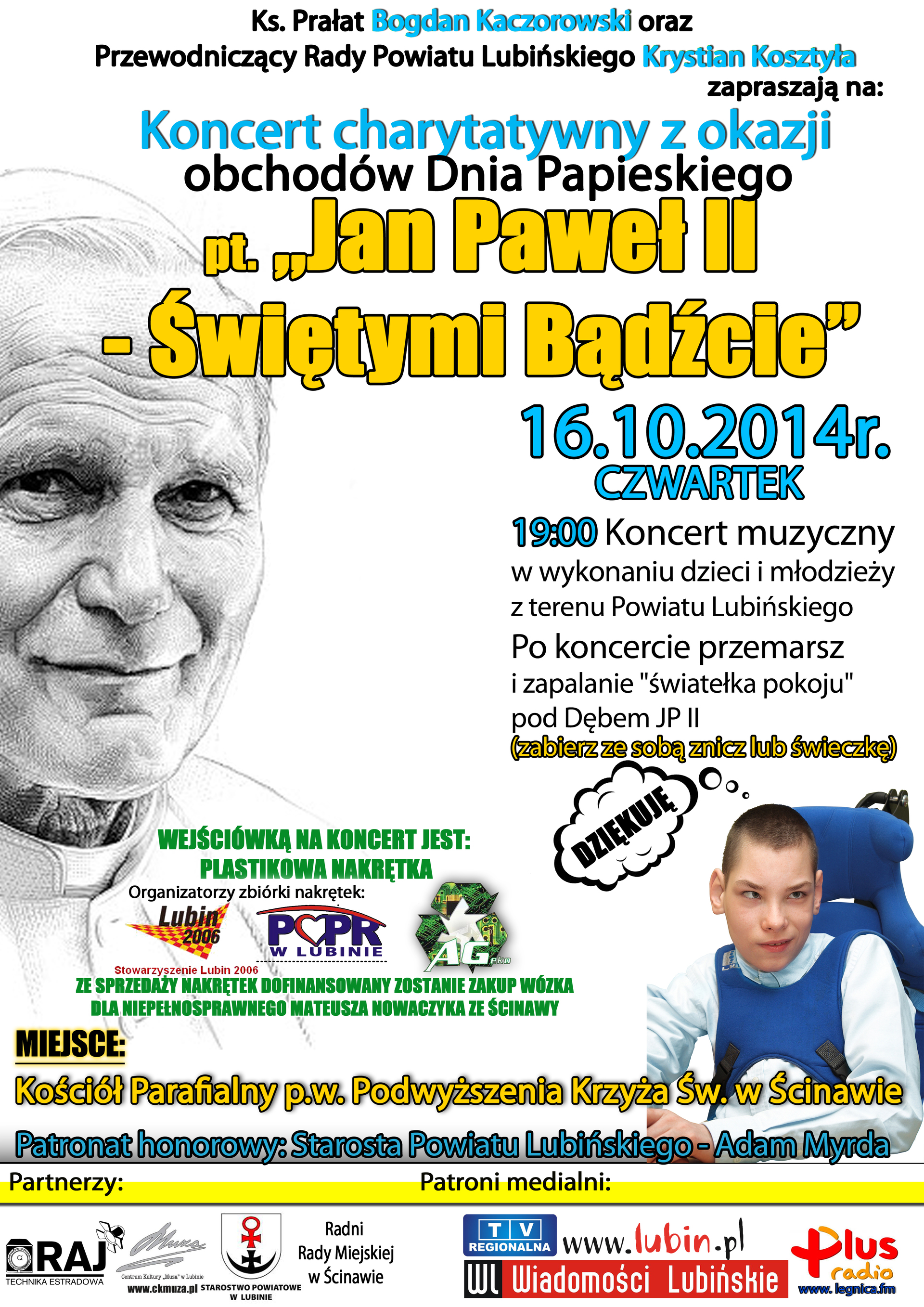 ŚCINAWA. Pomogą Mateuszowi