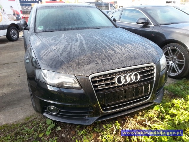 LUBIN. Szukali skradzionych mebli znaleźli samochód