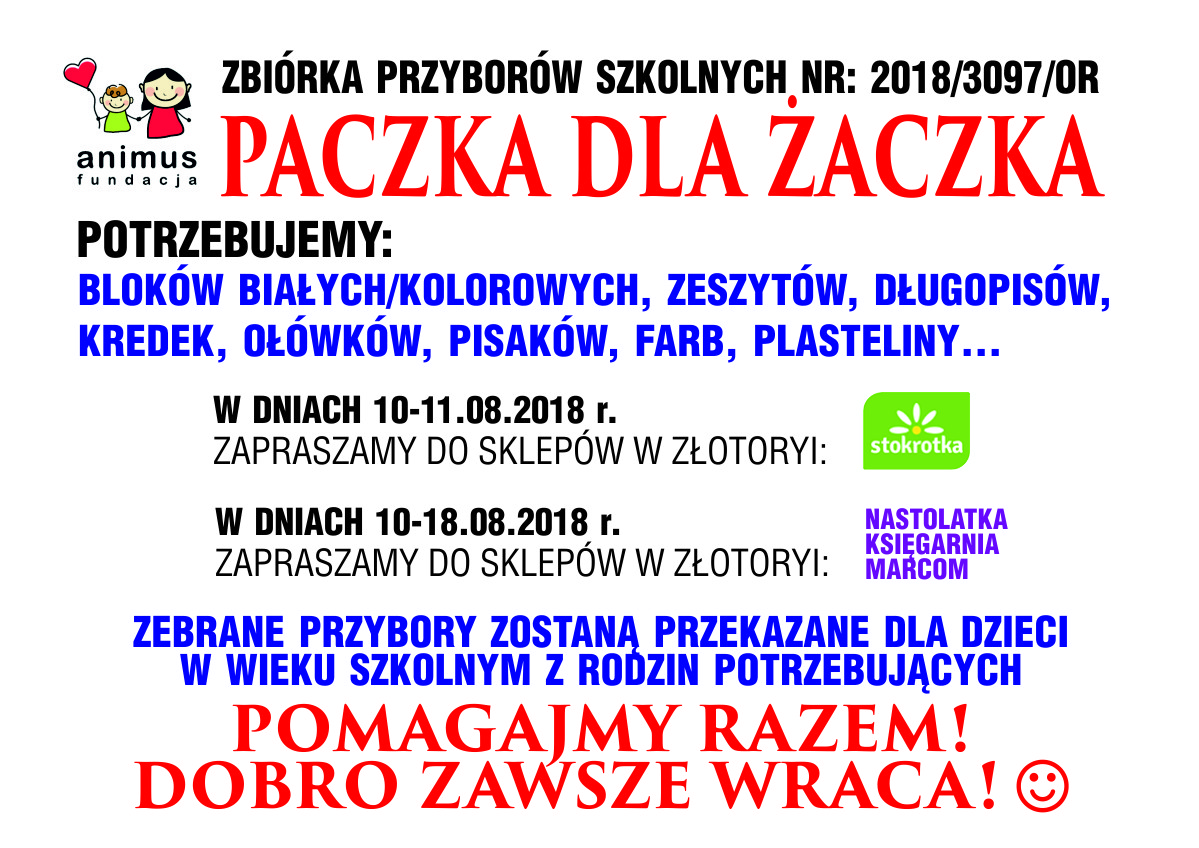 ZŁOTORYJA. Charytatywny bieg z ANIMUS-em