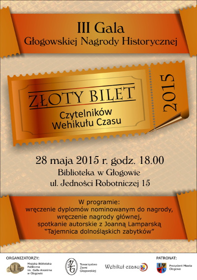 GŁOGÓW. Pięć nominacji do III Głogowskiej Nagrody Historycznej. Finał już 28 maja