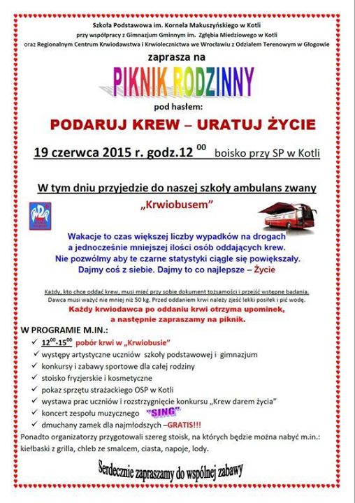 GŁOGÓW. Rodzinnie i w szczytnym celu