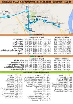 POWIAT LUBIŃSKI. Komunikacja w Ścinawie również za darmo