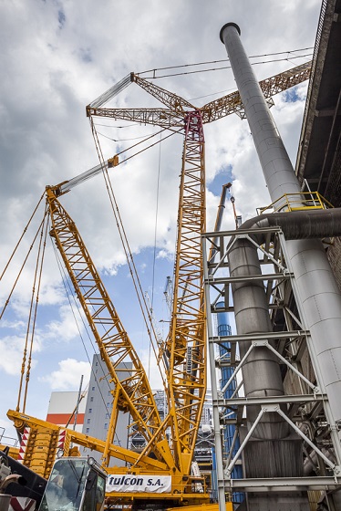 KGHM. Nowy pomost w hucie, 80 m nad ziemią