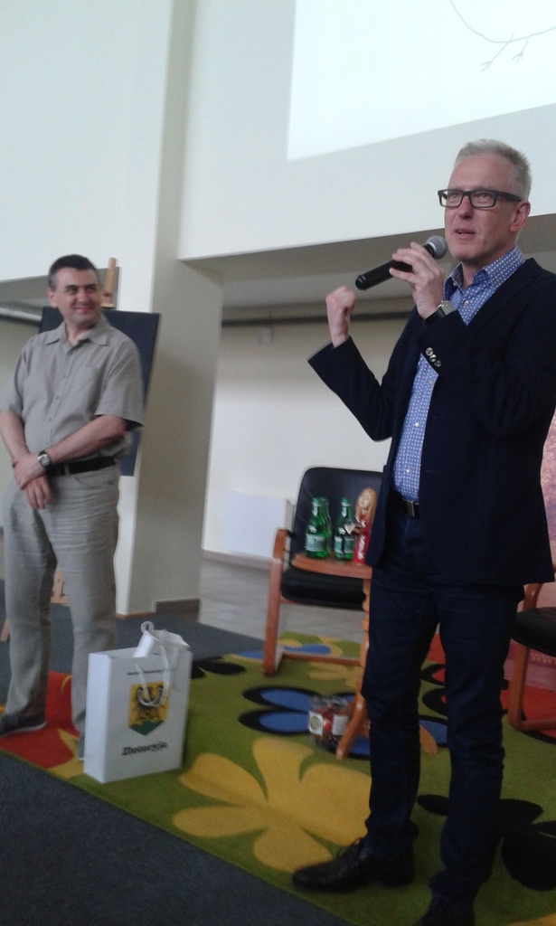 ZŁOTORYJA. Trwa spotkanie z Mariuszem Szczygłem