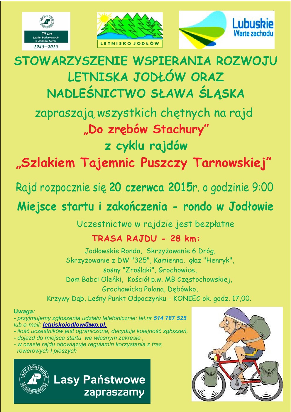 GŁOGÓW/REGION. Rajd „Do zrębów Stachury” z Domem Babci Oleńki po drodze