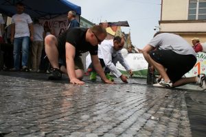 złotówki układanie