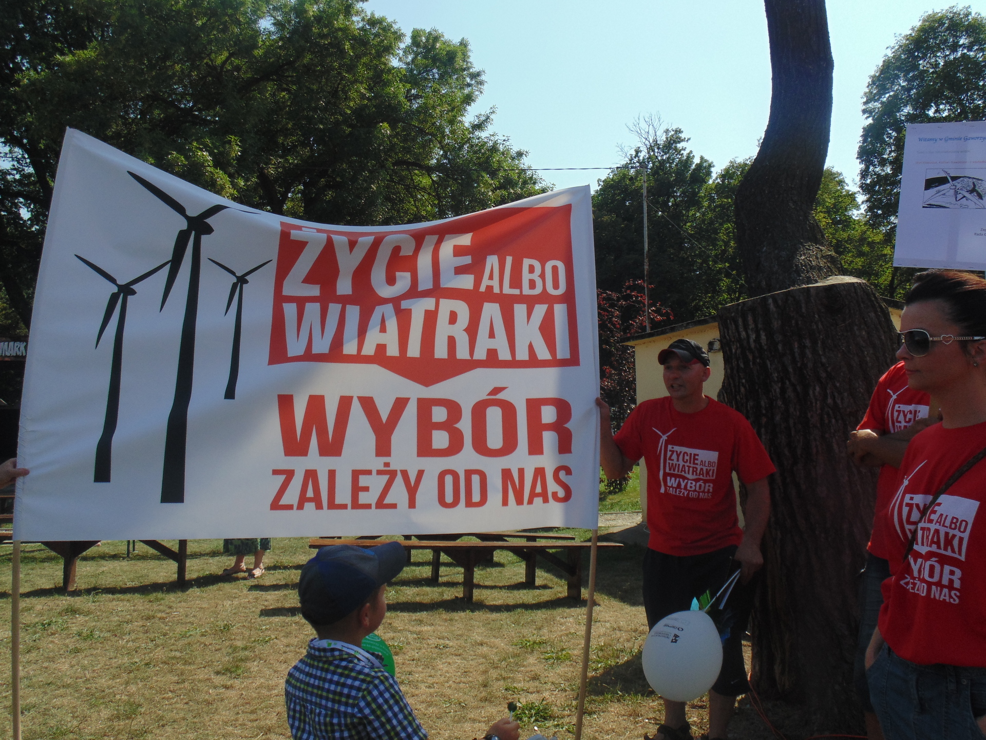 GAWORZYCE. Boją się wiatraków