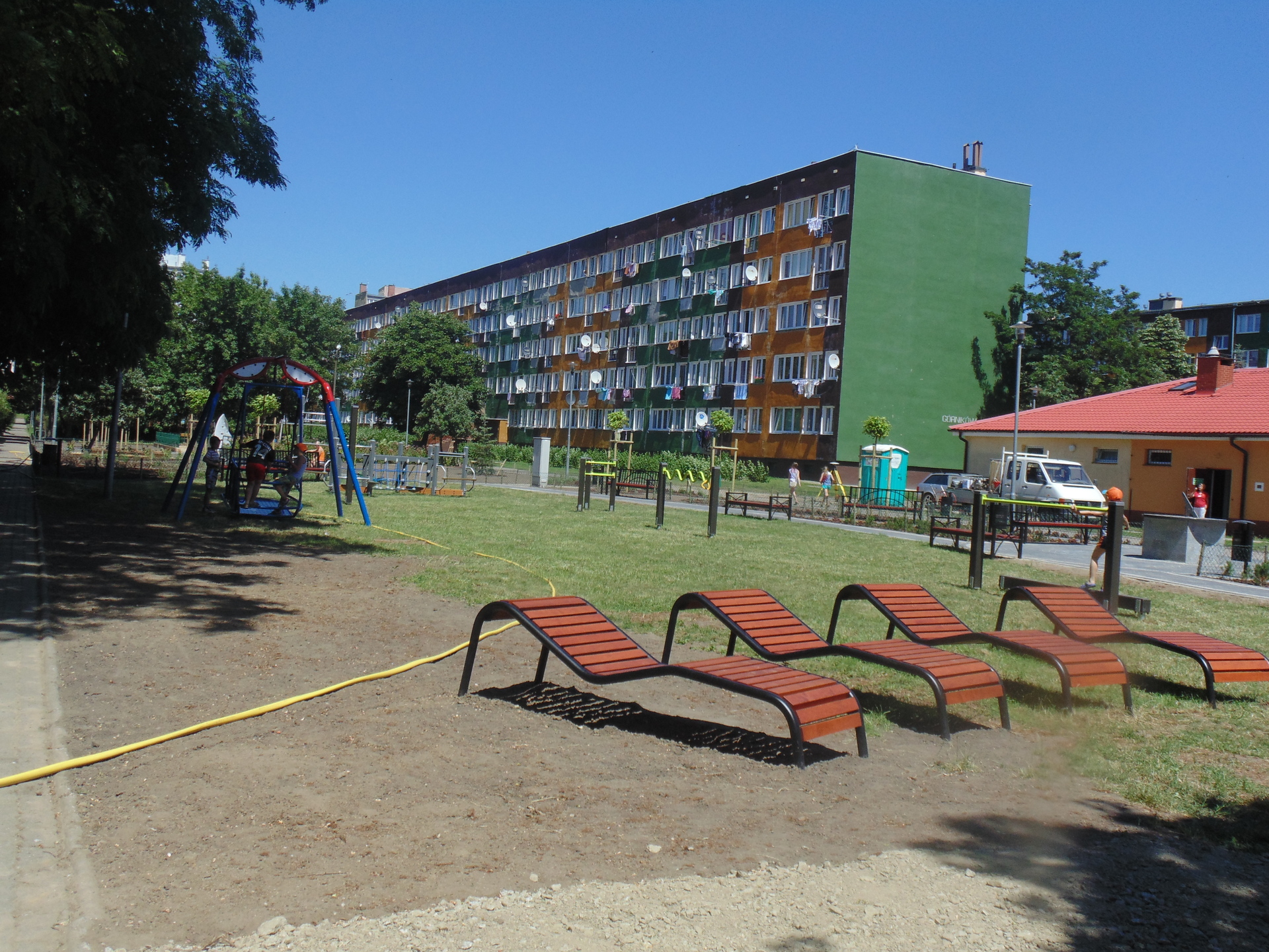 POLKOWICE. Plac-park dla seniorów, ale nie tylko