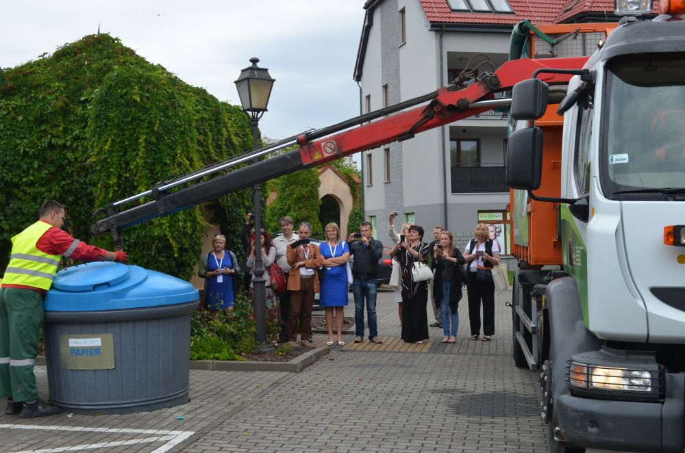 POLKOWICE. Delegacja z Ukrainy poznawała lokalną gospodarkę odpadami