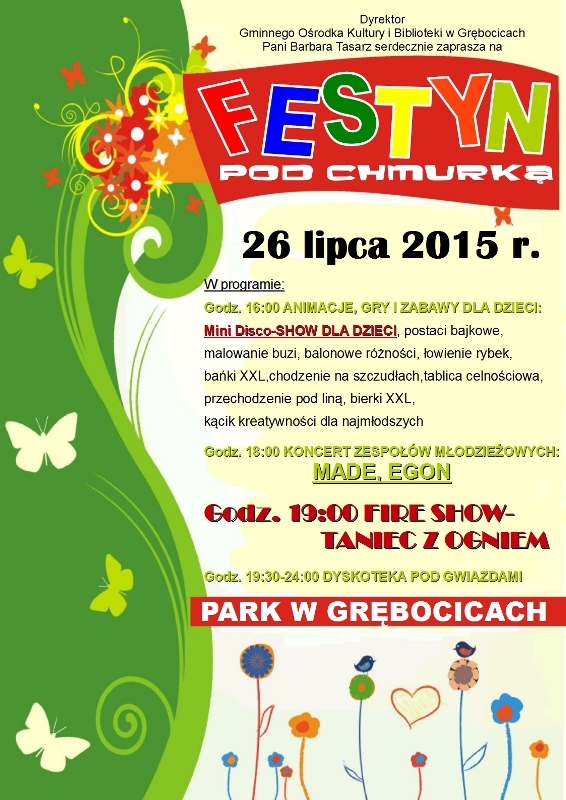 GRĘBOCICE. Festyn pod chmurką