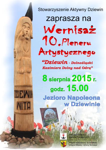 POWIAT LUBIŃSKI. Artyści zjechali do Dziewina