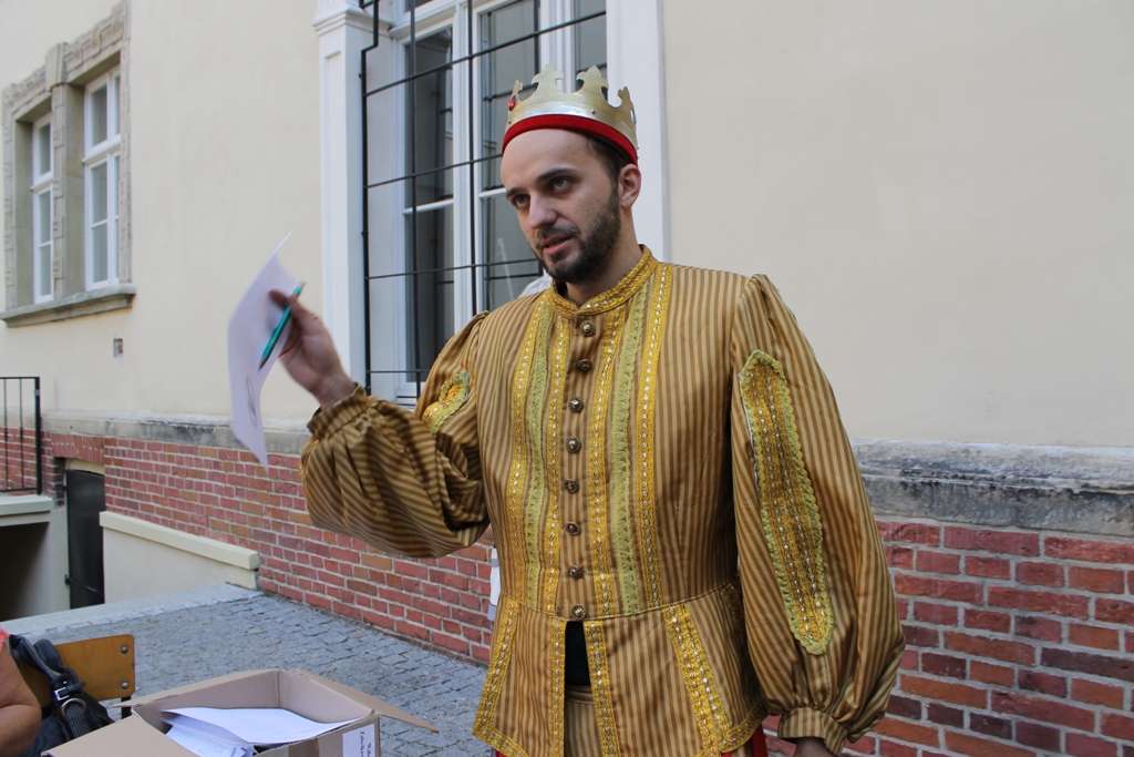 LEGNICA. Mieszczanie na zamku Piastowskim (FOTO)