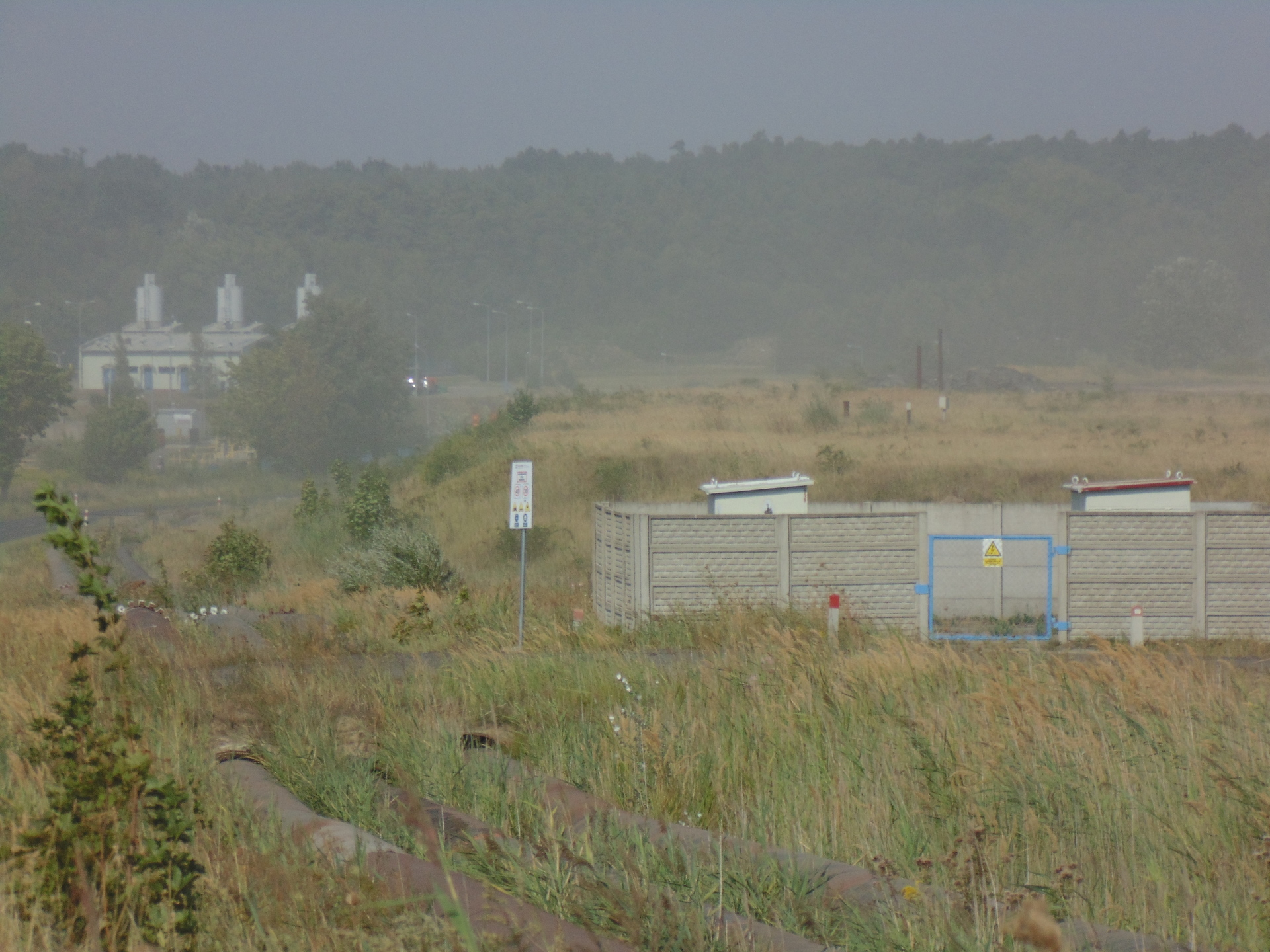 POLKOWICE. „Burza piaskowa” przy zbiorniku Żelazny Most (FOTO)
