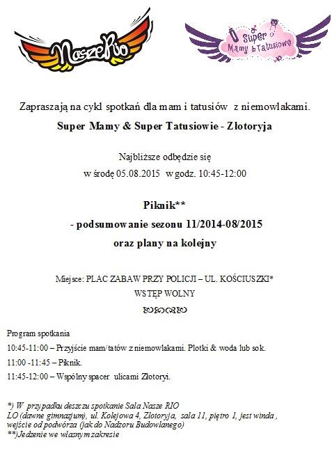 ZŁOTORYJA. Zapraszają na piknik