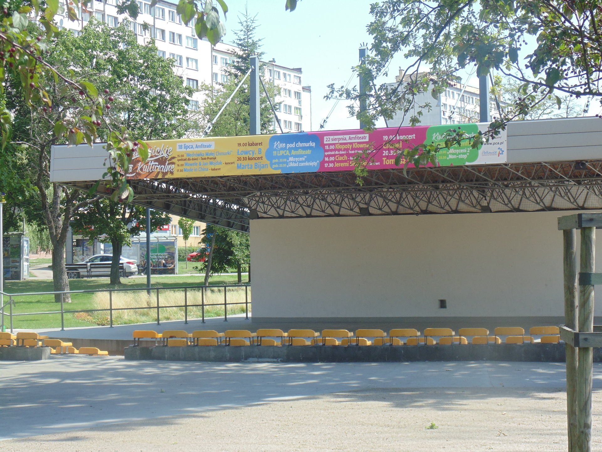 POLKOWICE. Kino w amfiteatrze