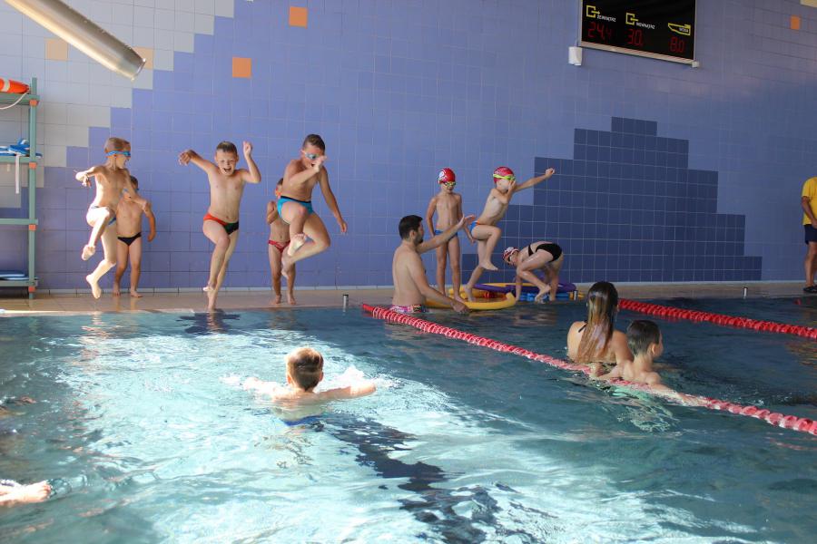 LUBIN. Zabawy w wodzie