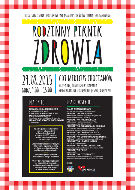 CHOCIANÓW. Piknik dla zdrowia – lepiej zapobiegać niż leczyć