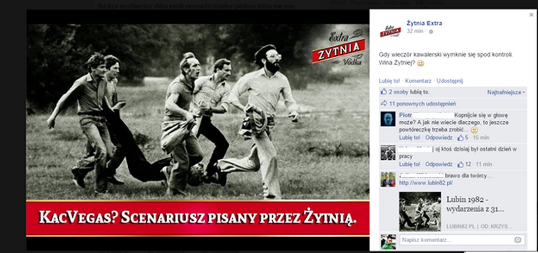LUBIN. Sprawa szokującej reklamy w prokuraturze (WIDEO)