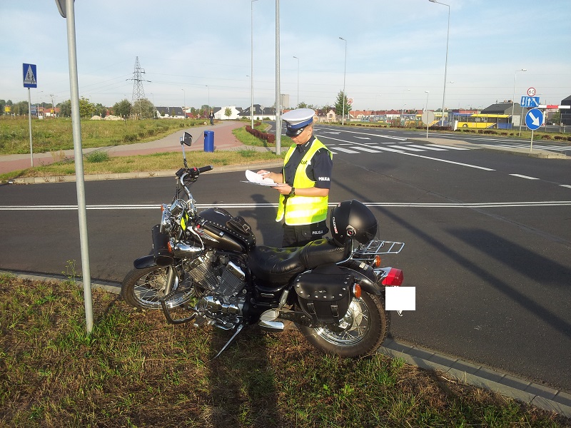 GŁOGÓW. Uderzył w motocyklistę