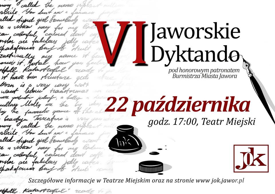 JAWOR. Wybiorą Mistrza Ortografii