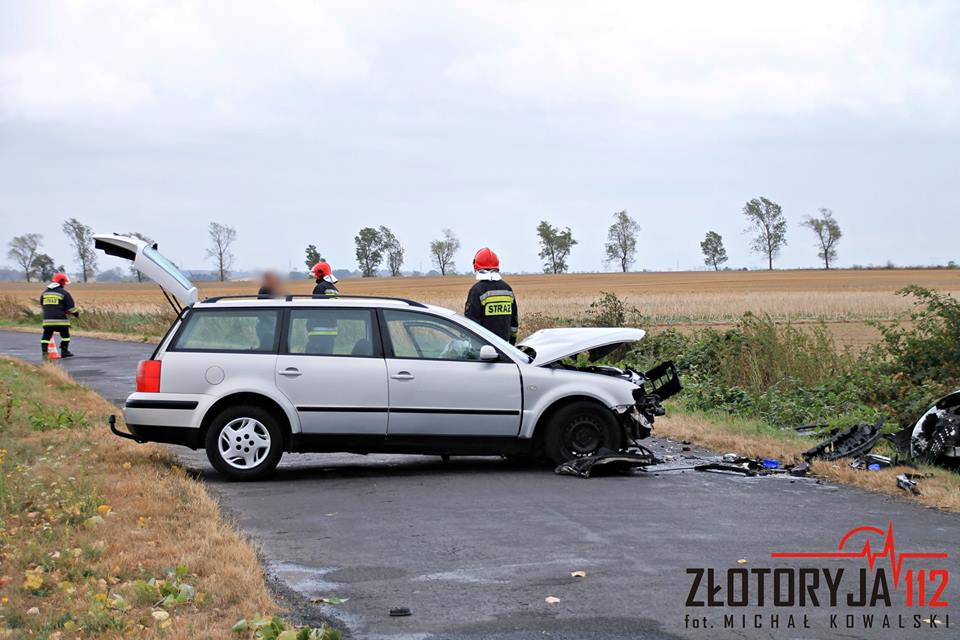 ZŁOTORYJA. Czołówka na drodze – trzy osoby ranne /AKTUALIZACJA/