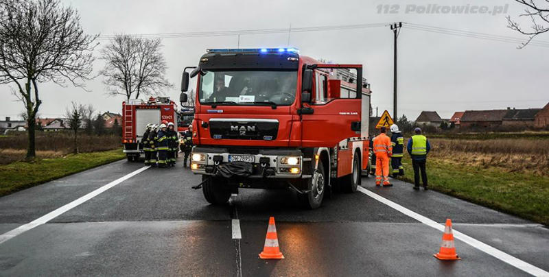 POWIAT POLKOWICKI. Dzień pełen drogowych kolizji