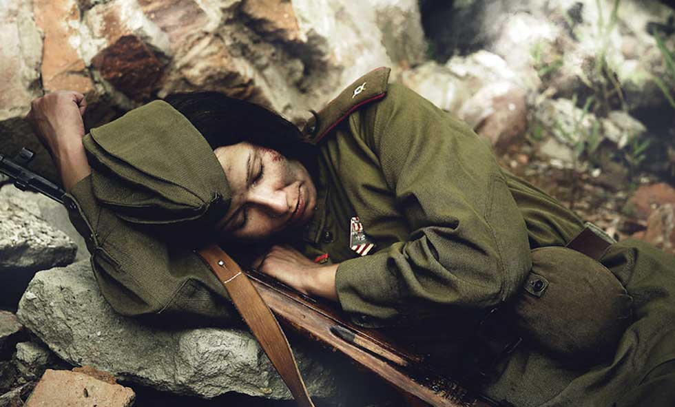 POLKOWICE. Wojna i kobieta w obiektywie