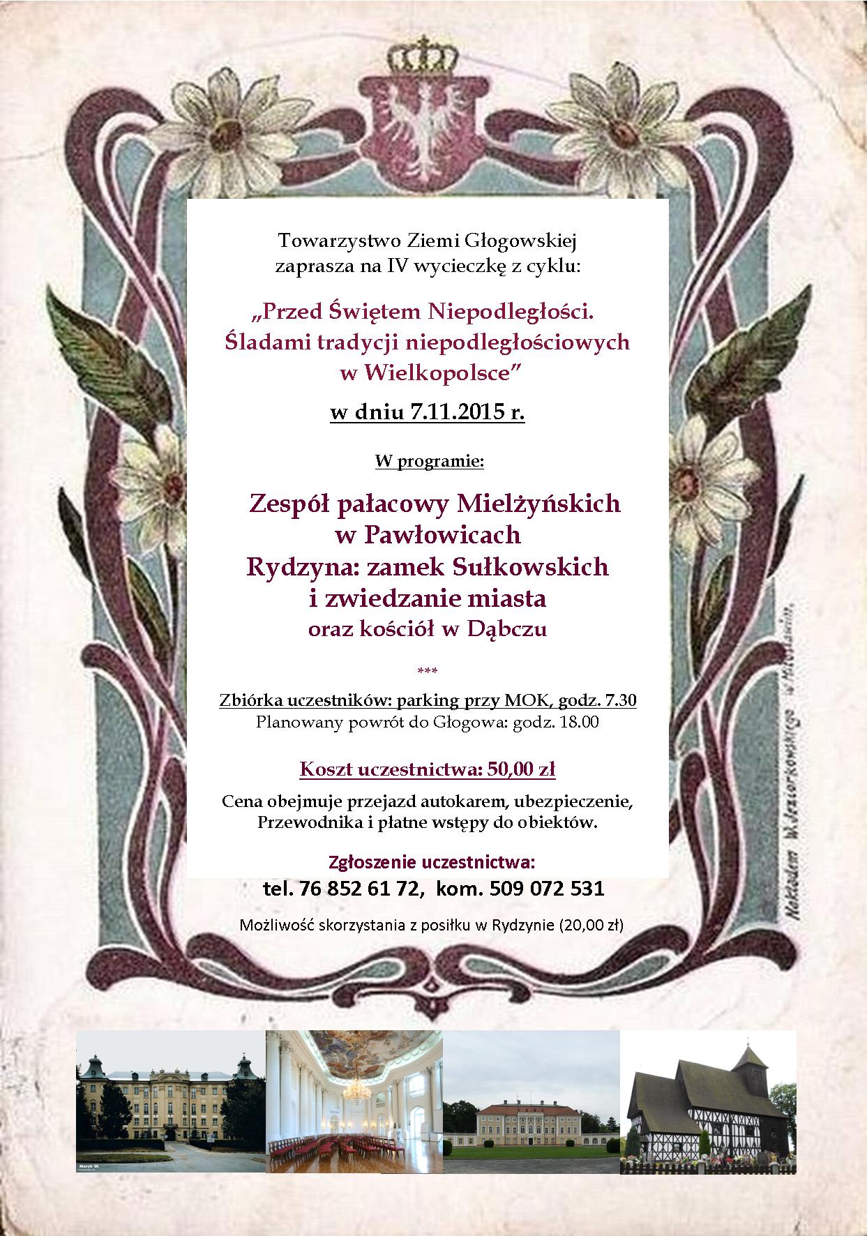 GŁOGÓW. Wycieczka śladami tradycji niepodległościowych