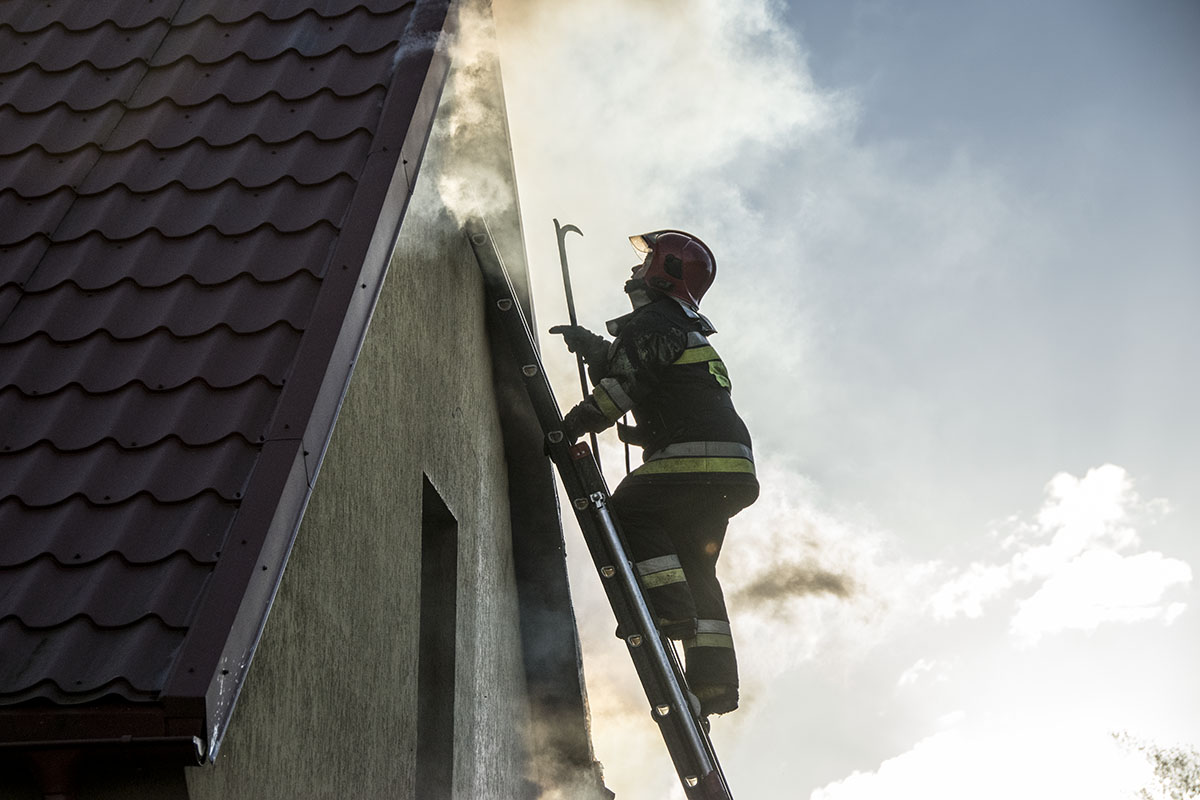 RADWANICE. Płonęło poddasze (FOTO)