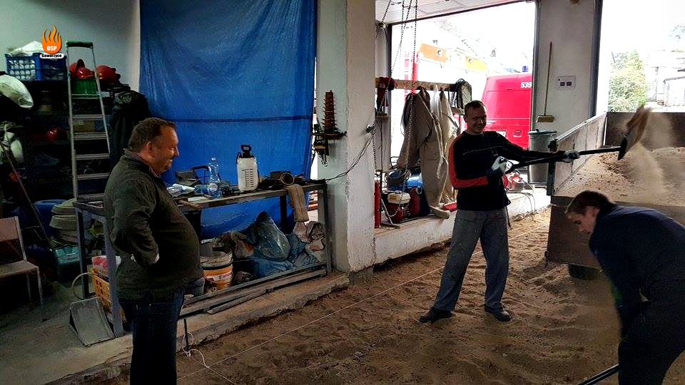 GAWORZYCE. Strażacy zakasali rękawy