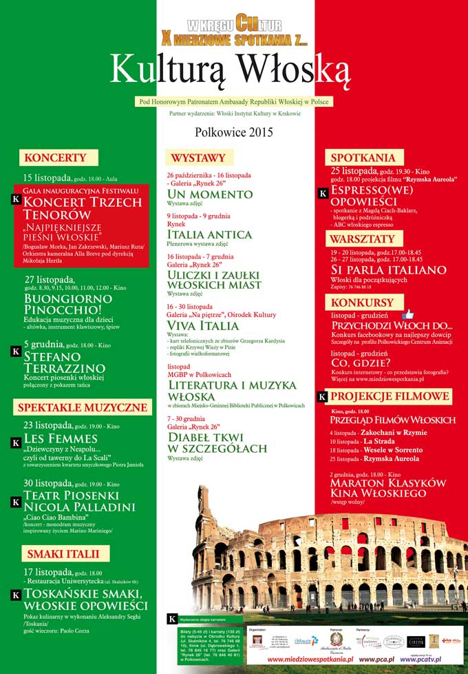POLKOWICE. Miasto ogarną włoskie smaki, klimaty i rytmy