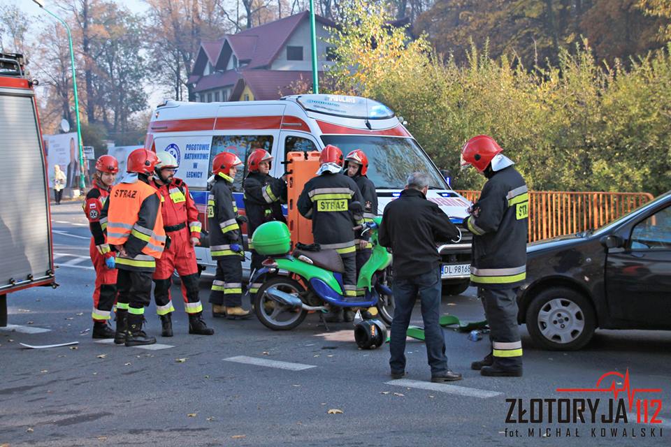 ZŁOTORYJA. Zderzenie na Legnickiej