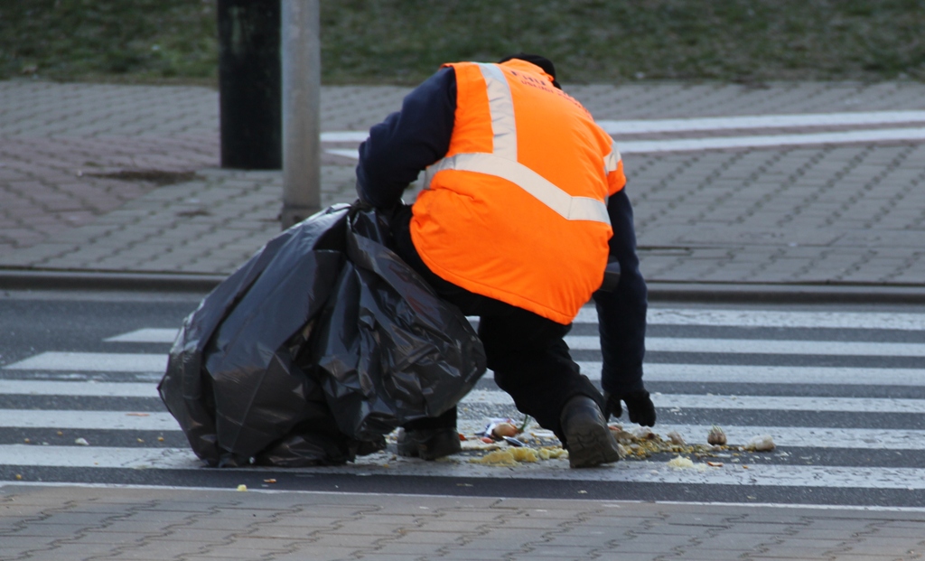 LEGNICA. Ręce opadają. Śmiecą nawet na pasach