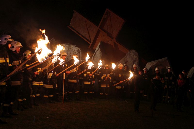 LUBIN. Uczcili 34. rocznicę wprowadzenia stanu wojennego (FOTO, WIDEO)