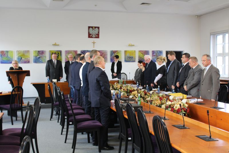 LUBIN. Radni uczcili pamięć Andrzeja Górzyńskiego