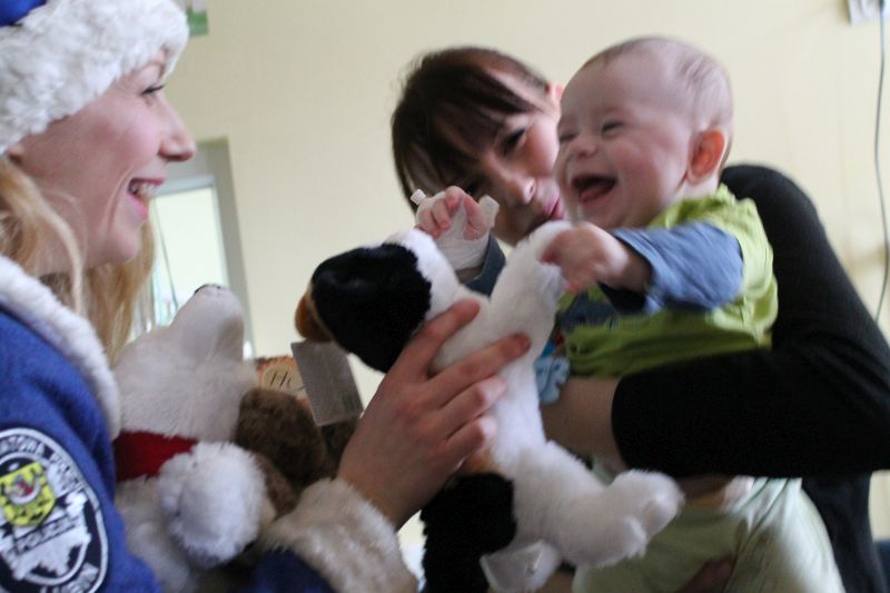 LUBIN. Pluszowa terapia w szpitalu (FOTO, WIDEO)