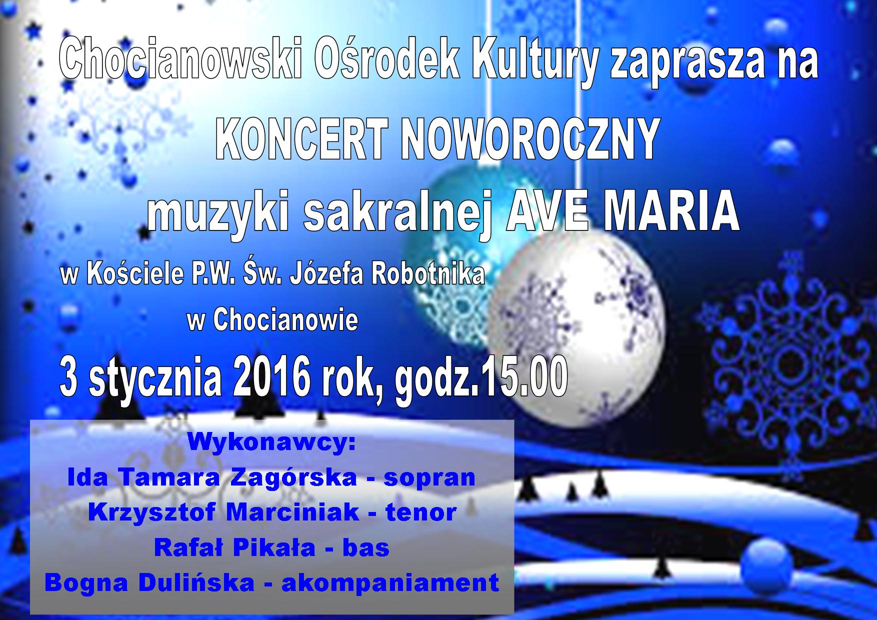 CHOCIANÓW. Ave Maria – koncert