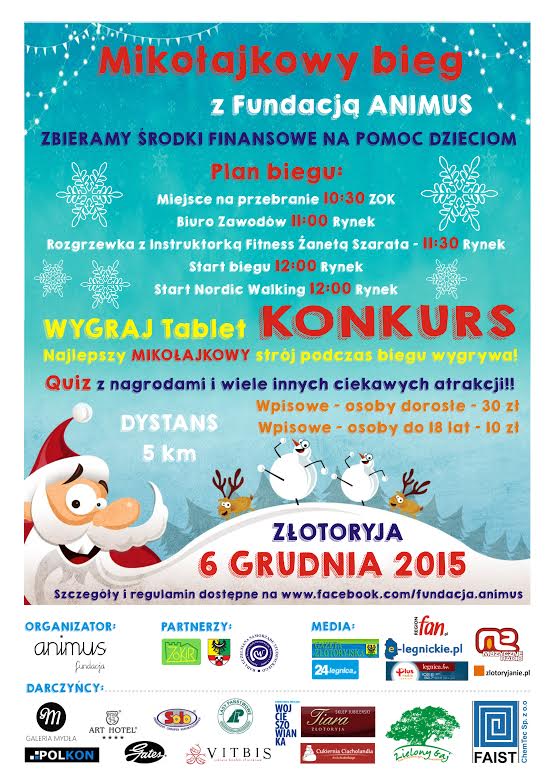 ZŁOTORYJA. Mikołaje pobiegną przez miasto