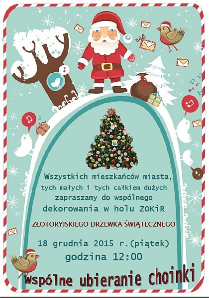 ZŁOTORYJA. Wspólnie ozdobią choinkę