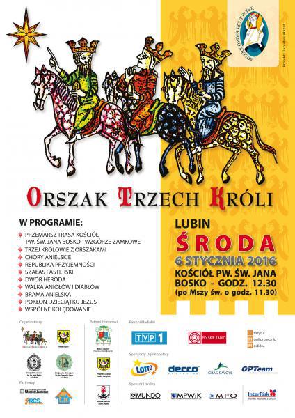 LUBIN. Trzej Królowie przejdą przez miasto (WIDEO)