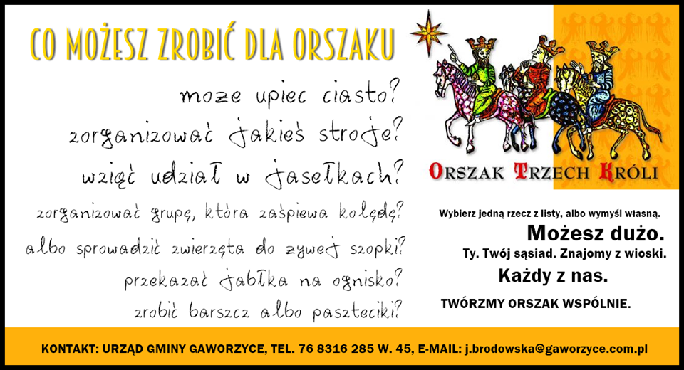 GAWORZYCE. Orszak w trzech kolorach