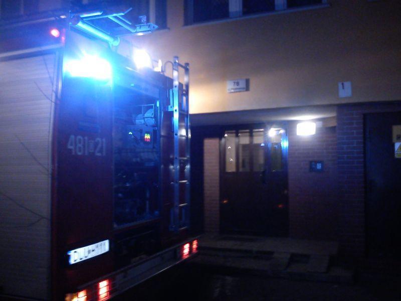 LUBIN. Nocna akcja strażaków